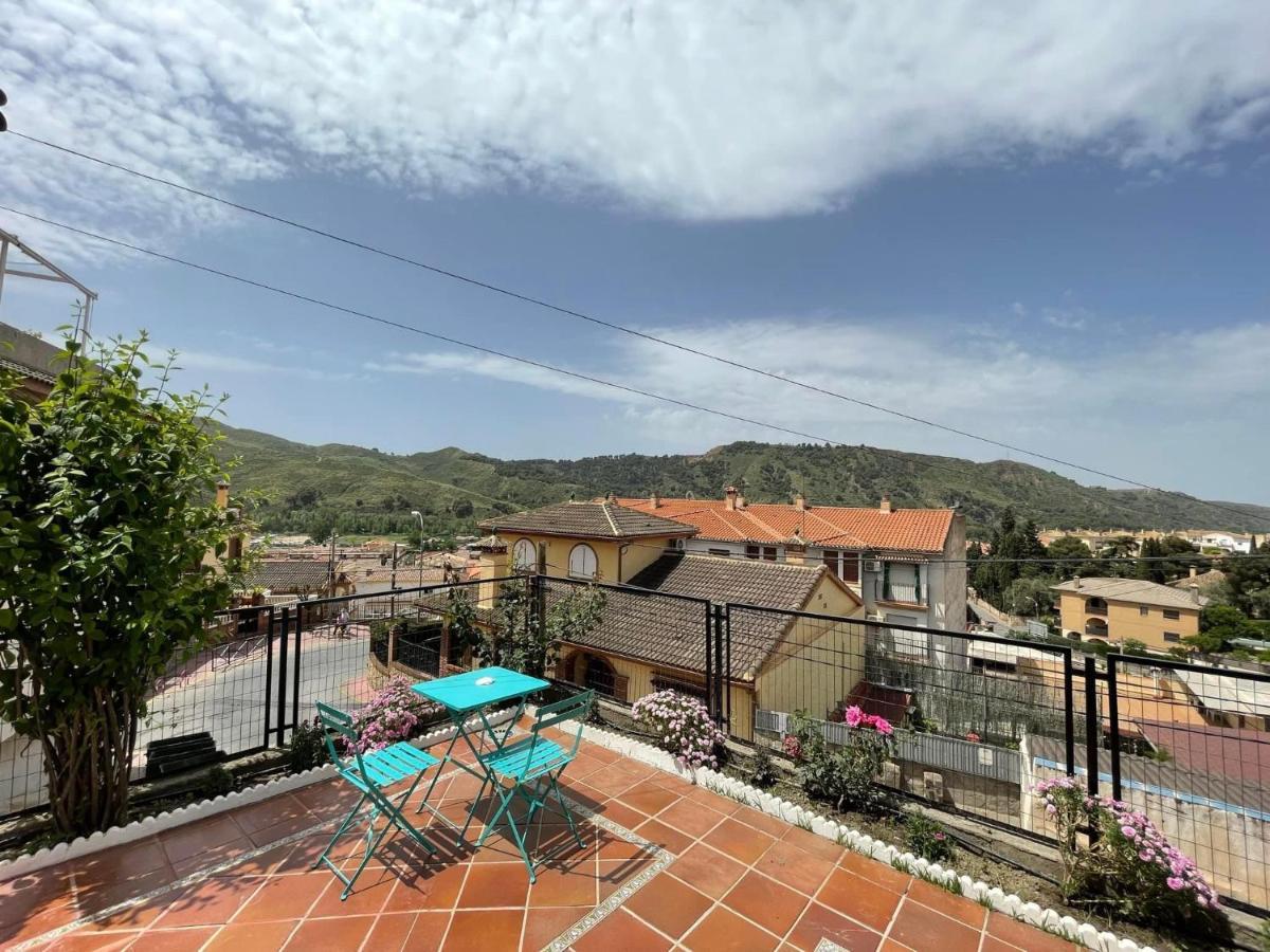 Casa Rural Vistablanca En Una Sola Planta Con Bonitas Vistas Y Piscina - Junto A La Capital Y La Alhambra Cenes De La Vega Extérieur photo