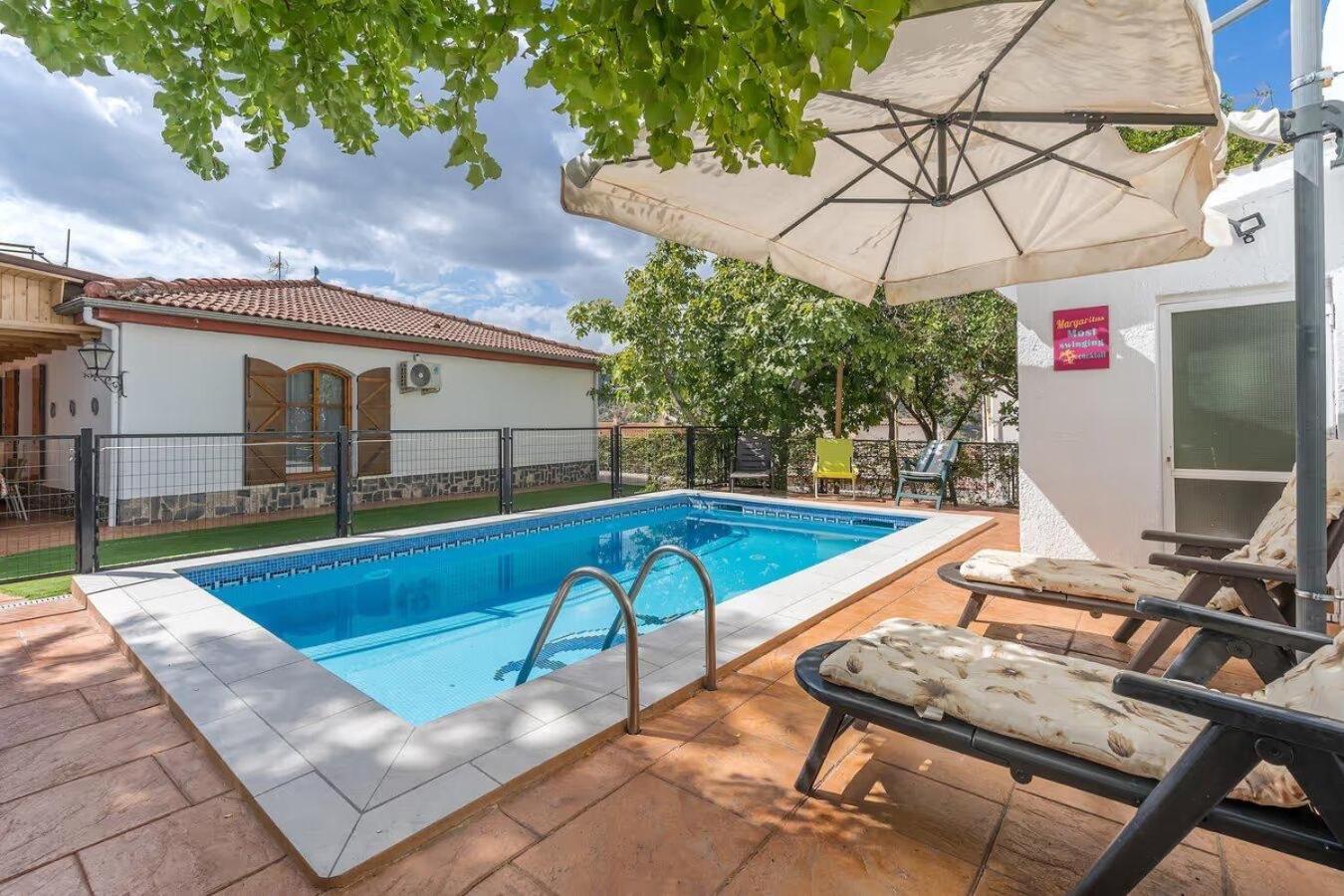 Casa Rural Vistablanca En Una Sola Planta Con Bonitas Vistas Y Piscina - Junto A La Capital Y La Alhambra Cenes De La Vega Extérieur photo