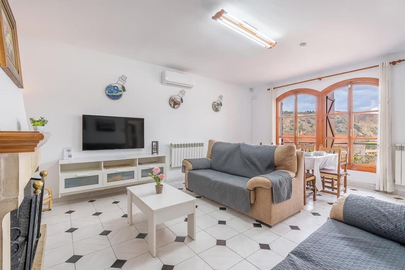 Casa Rural Vistablanca En Una Sola Planta Con Bonitas Vistas Y Piscina - Junto A La Capital Y La Alhambra Cenes De La Vega Extérieur photo
